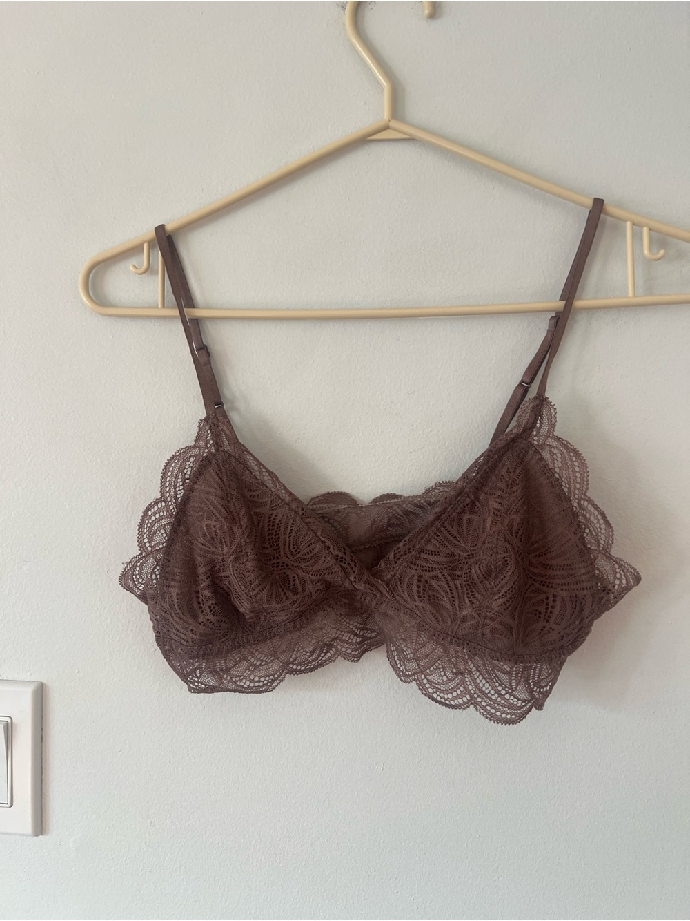 Talula Brown Lace Bra Bralette Women’s Small S Feminine Aritzia